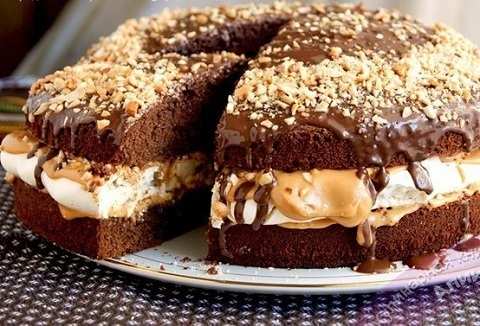 Тортик «Сникерс» Тортик «Сникерс»